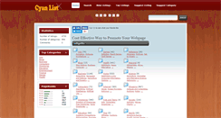 Desktop Screenshot of cyanlist.com